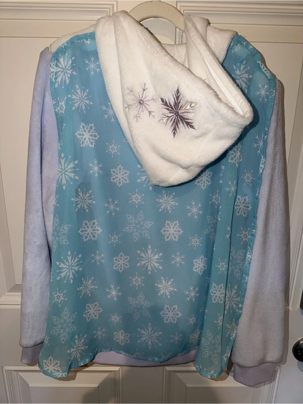 Disney Frozen Girls Elsa Hooded Fleece Jacket